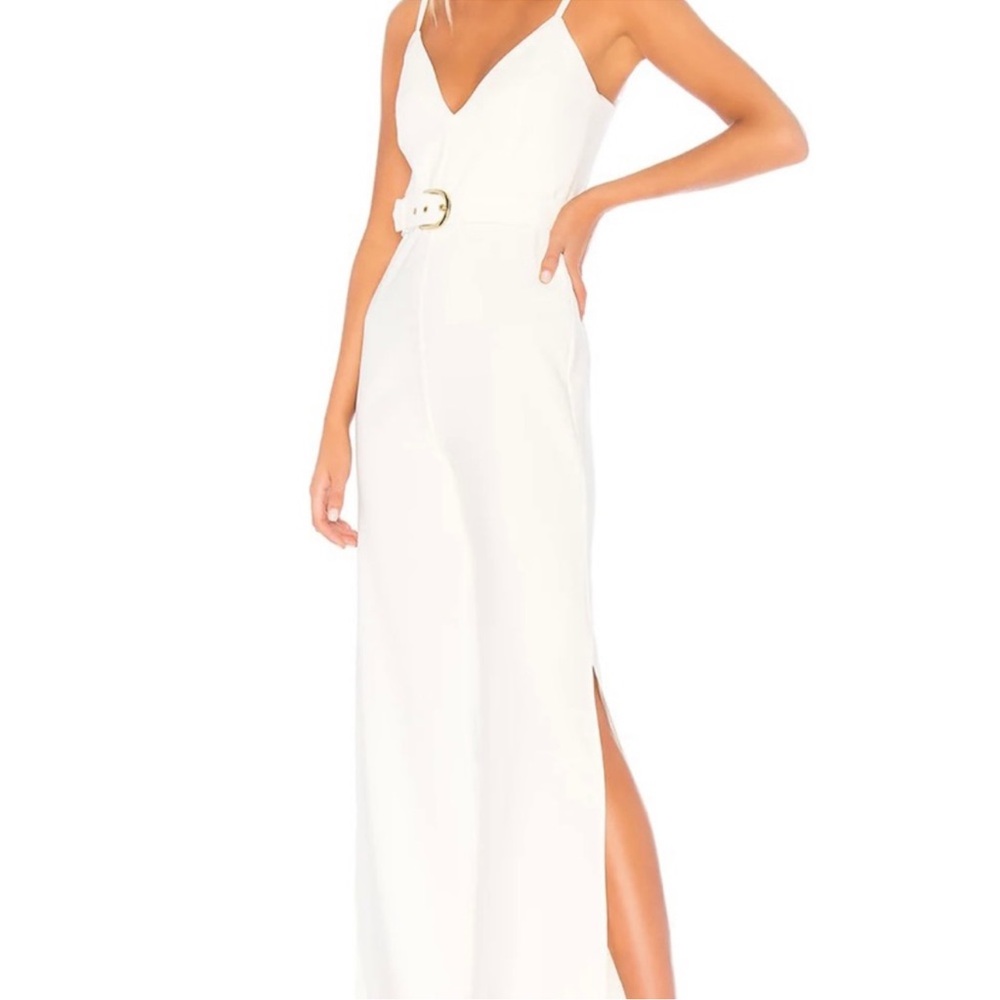 White nookie jumpsuit